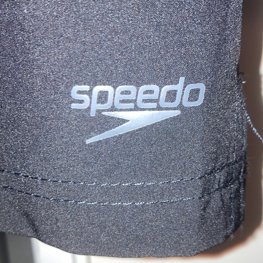 NWOT black Speedo swim trunks XXL - Picture 2 of 7